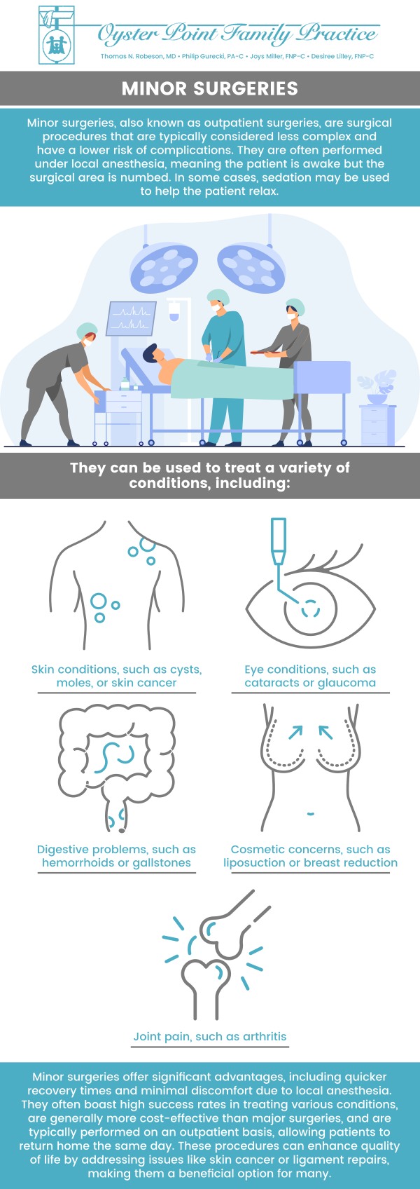 Common questions asked by patients: What are minor surgical procedures, and how do they differ from major surgeries? Are minor surgical procedures typically performed under local anesthesia? What is the recovery time for minor surgical procedures? How can I prepare for a minor surgical procedure? For more information book an appointment online or contact us. We are conveniently located at 704 Thimble Shoals Blvd Suite 700, Newport News, VA 23606. We serve patients from Newport News VA, Grafton VA, Hampton VA, Poquoson VA, Seaford VA, Carrollton VA, and surrounding areas. Common questions asked by patients: What are minor surgical procedures, and how do they differ from major surgeries? Are minor surgical procedures typically performed under local anesthesia? What is the recovery time for minor surgical procedures? How can I prepare for a minor surgical procedure? For more information book an appointment online or contact us. We are conveniently located at 704 Thimble Shoals Blvd Suite 700, Newport News, VA 23606. We serve patients from Newport News VA, Grafton VA, Hampton VA, Poquoson VA, Seaford VA, Carrollton VA, and surrounding areas.